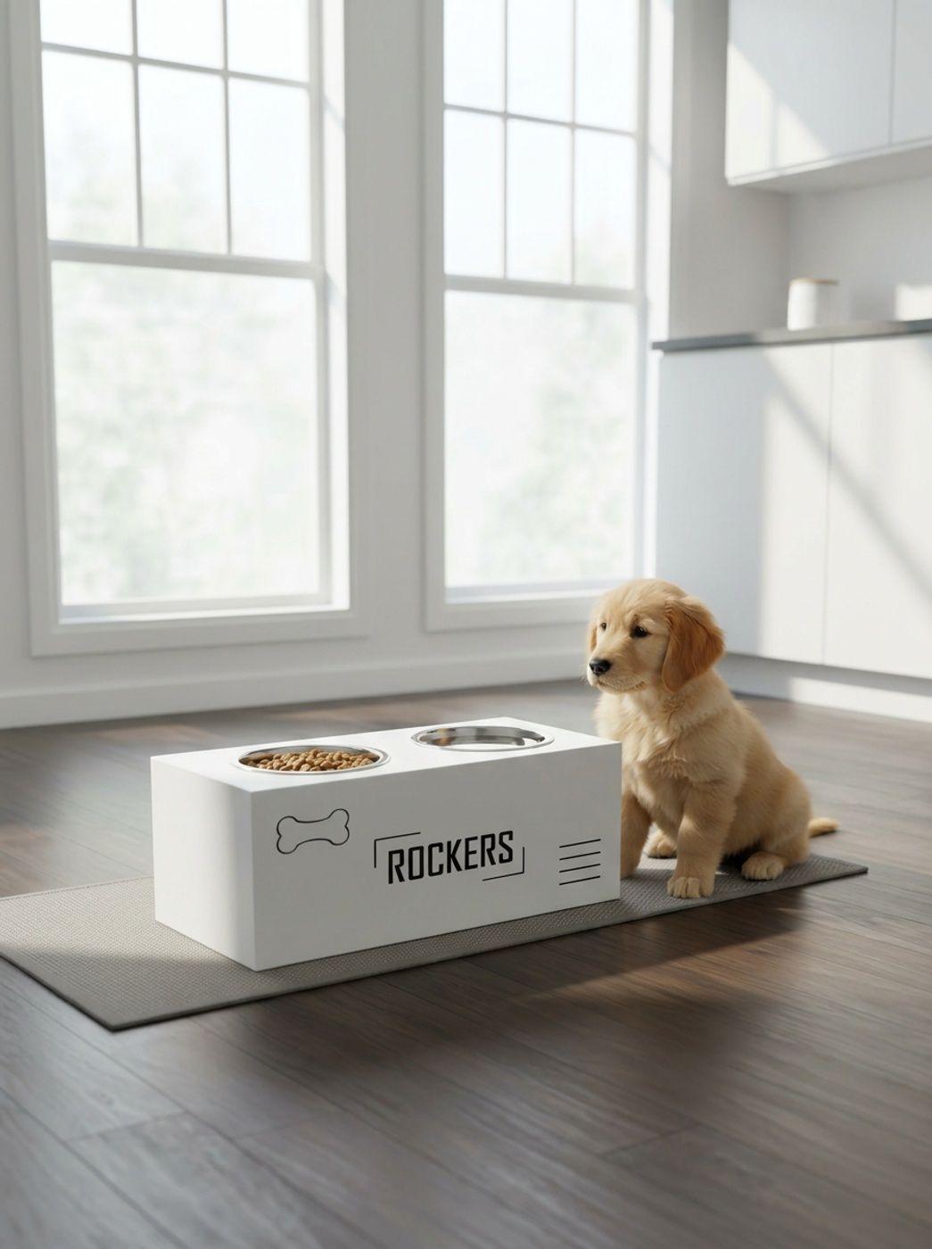Comedero elevado para perros-4