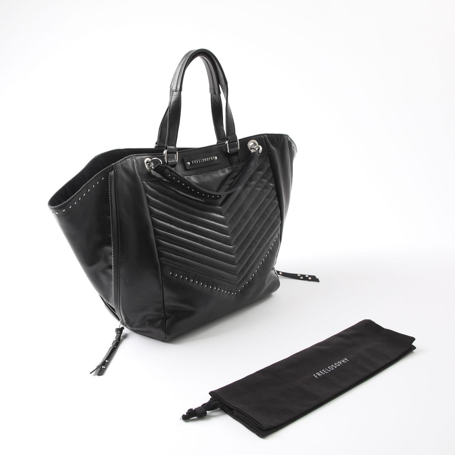 Cartera Praga Cuero Black Freelosophy-5