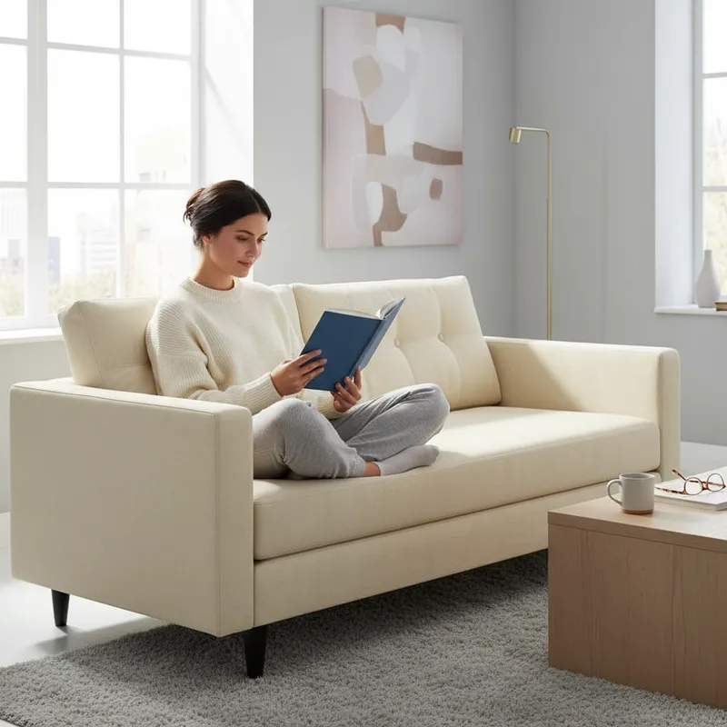 Sofá París 3 Cuerpos Crudo Flobal-2