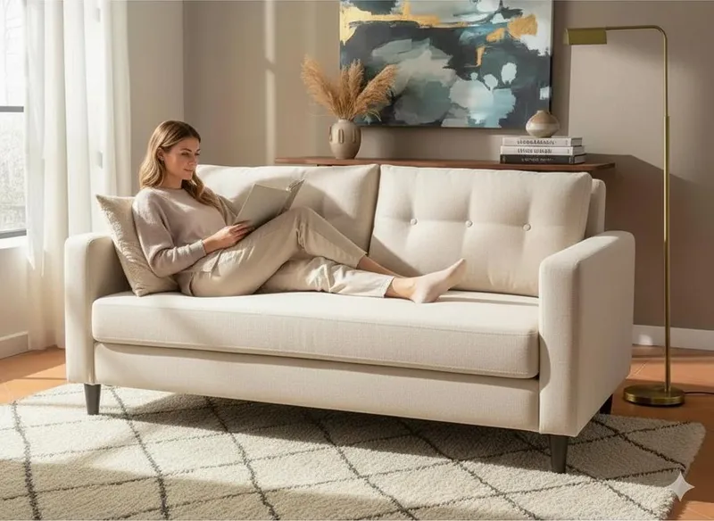 Sofá París 3 Cuerpos Crudo Flobal-4