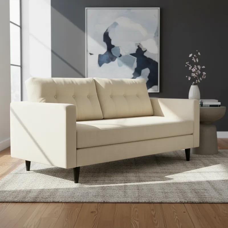 Sofá París 3 Cuerpos Crudo Flobal-5