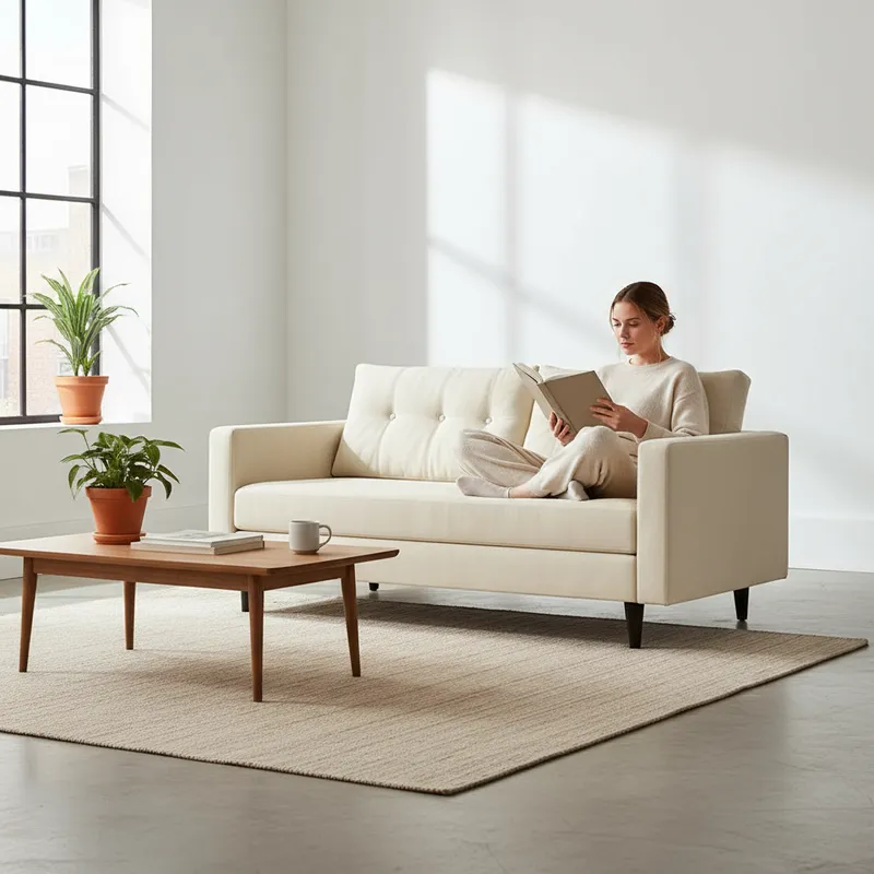 Sofá París 3 Cuerpos Crudo Flobal-6