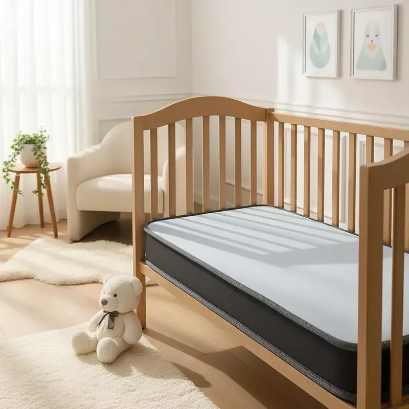 Colchón Bebe FLOBAL  60x120x13cm -4