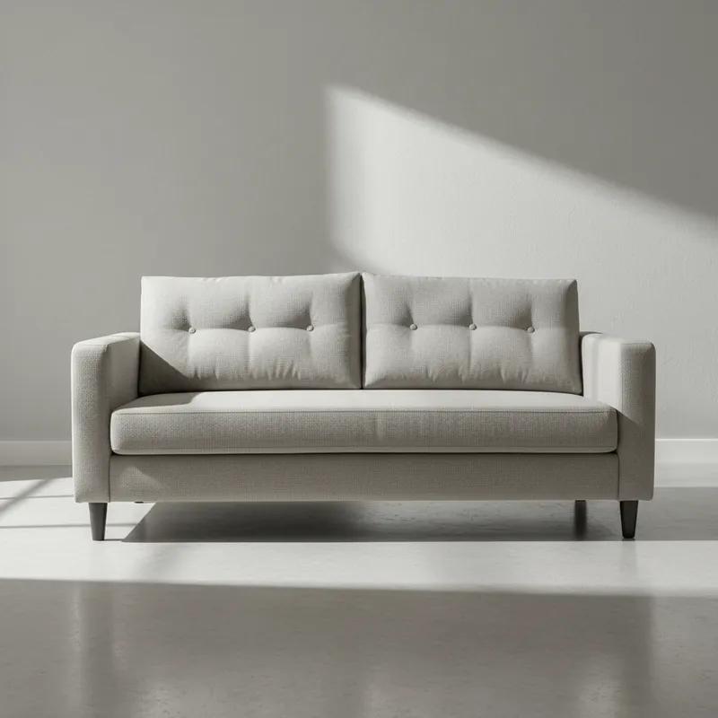 Sofá París 3 Cuerpos Tela Gris Perla Repelente a Liquidos Flobal-5