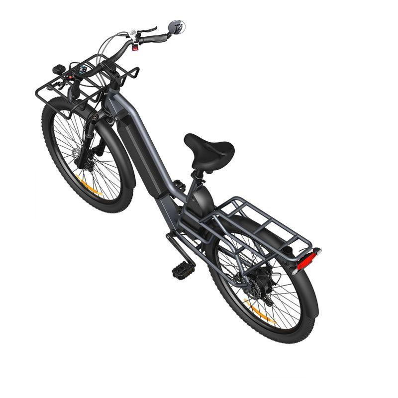 Bicicleta Eléctrica ADO O260T Delivery Gris-2