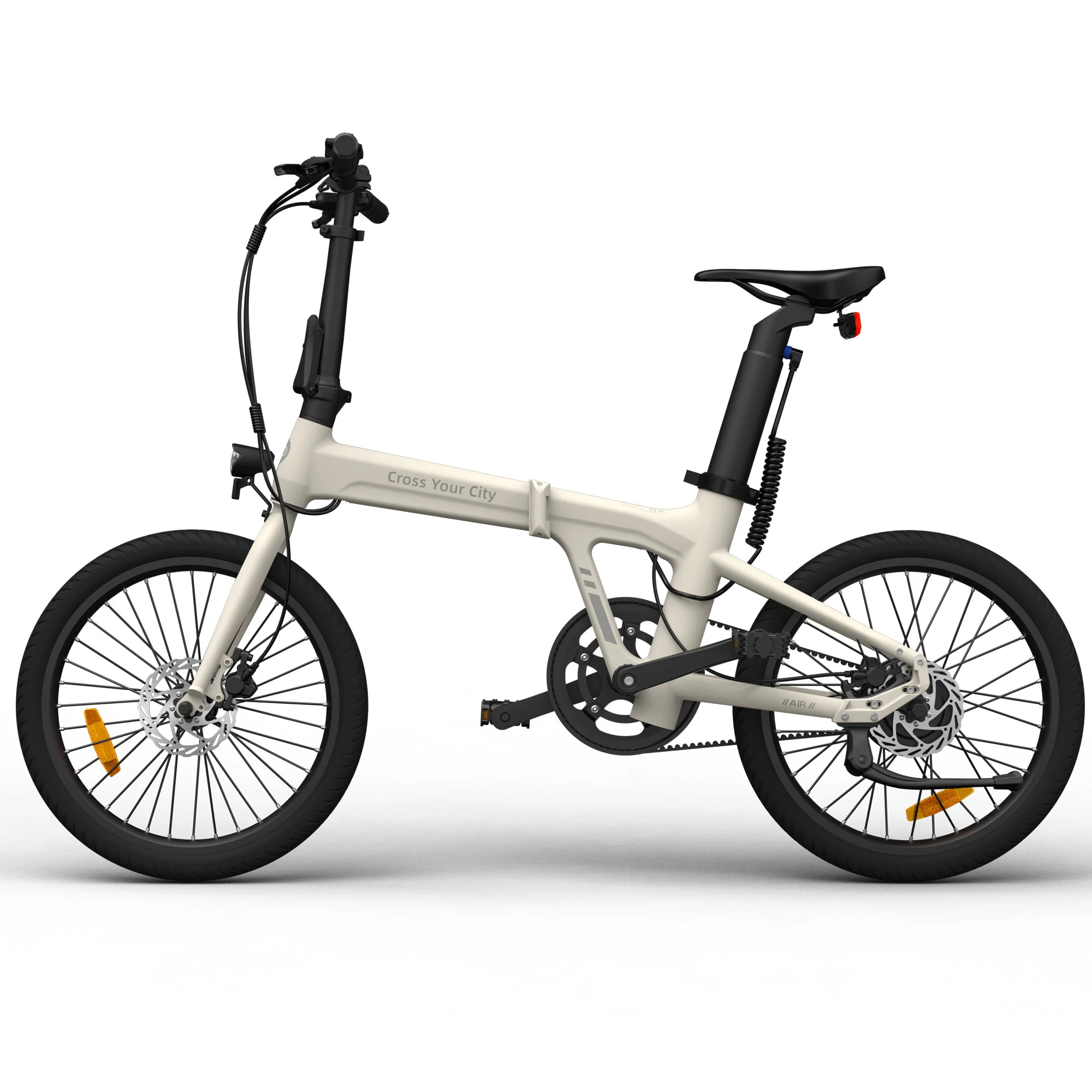 Bicicleta Eléctrica ADO A20 Lite Crema-3