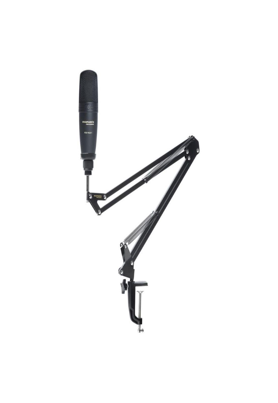 Micrófono USB c/soporte Brazo Pod Pack1 Marantz-2