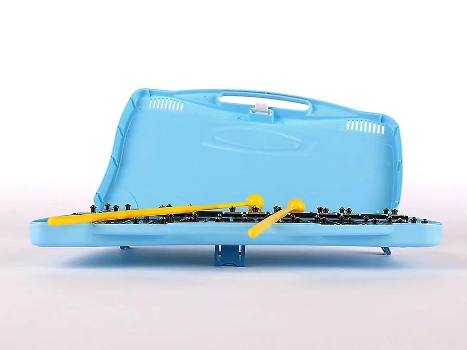 METALOFONO 25 NOTAS ALUMINIO AG-25N2-BL CASE AZUL-3