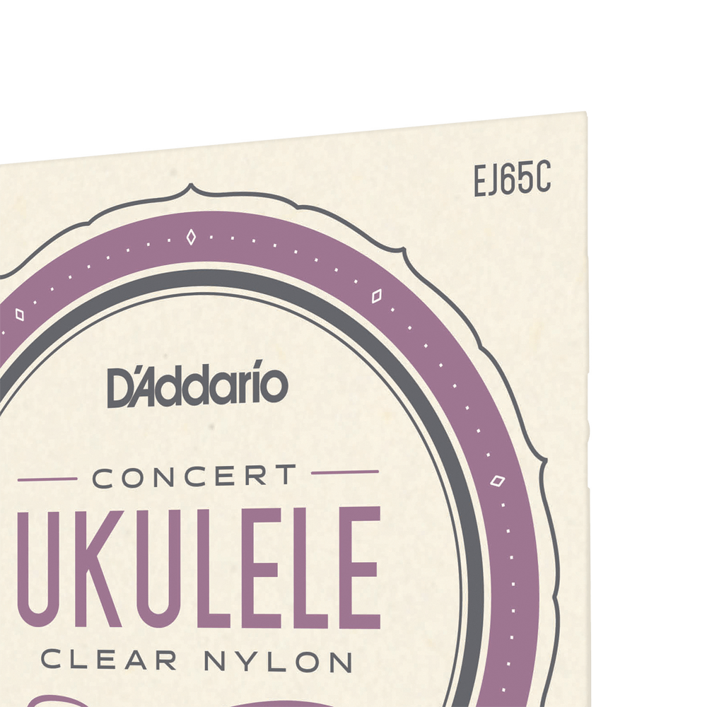 Cuerdas ENC UKELELE (CONCIERTO) CLEAR NYLON EJ65C DADDARIO-3