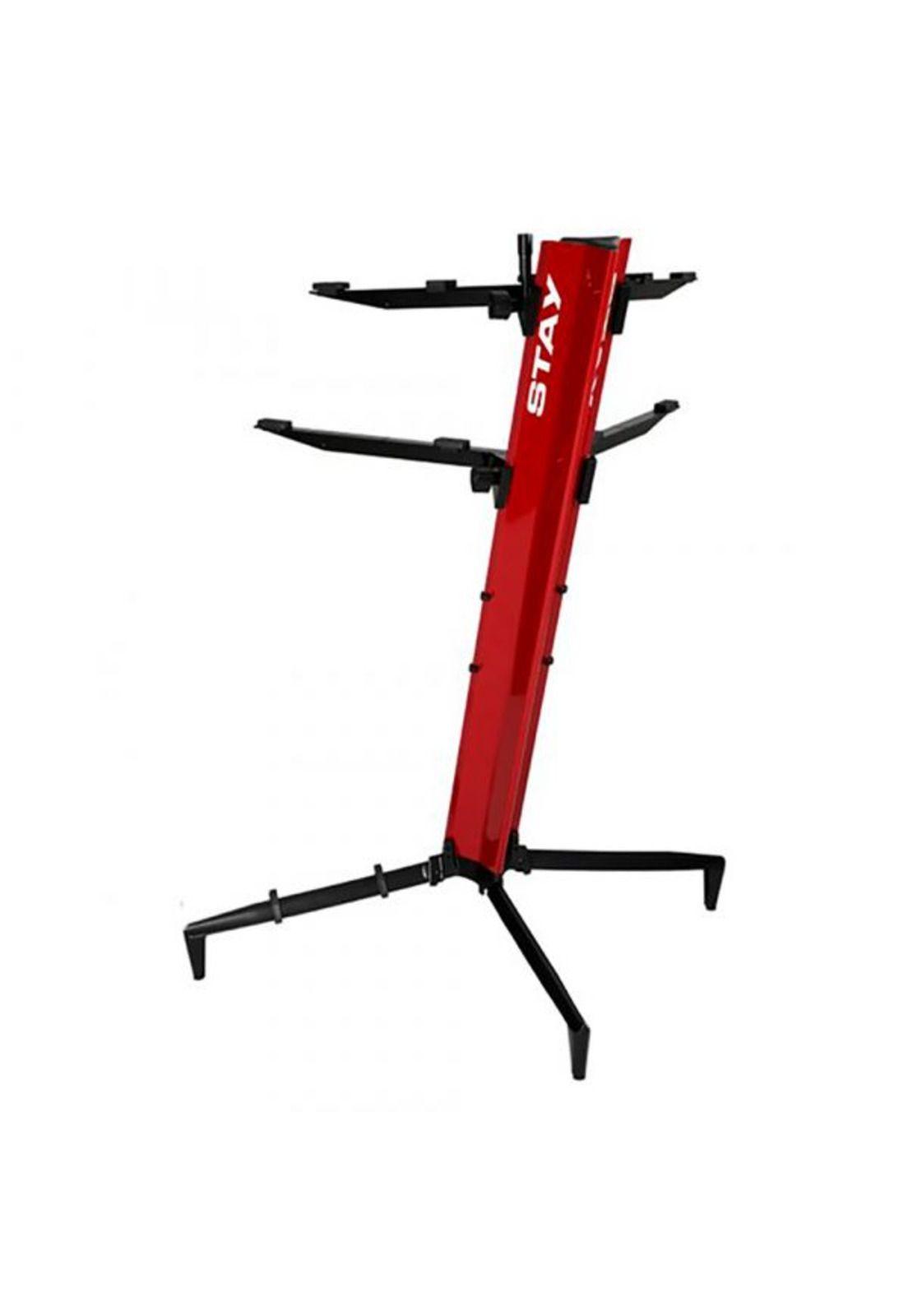 Atril Doble Para Teclado Stay Tower 130002Rd Rojo-1