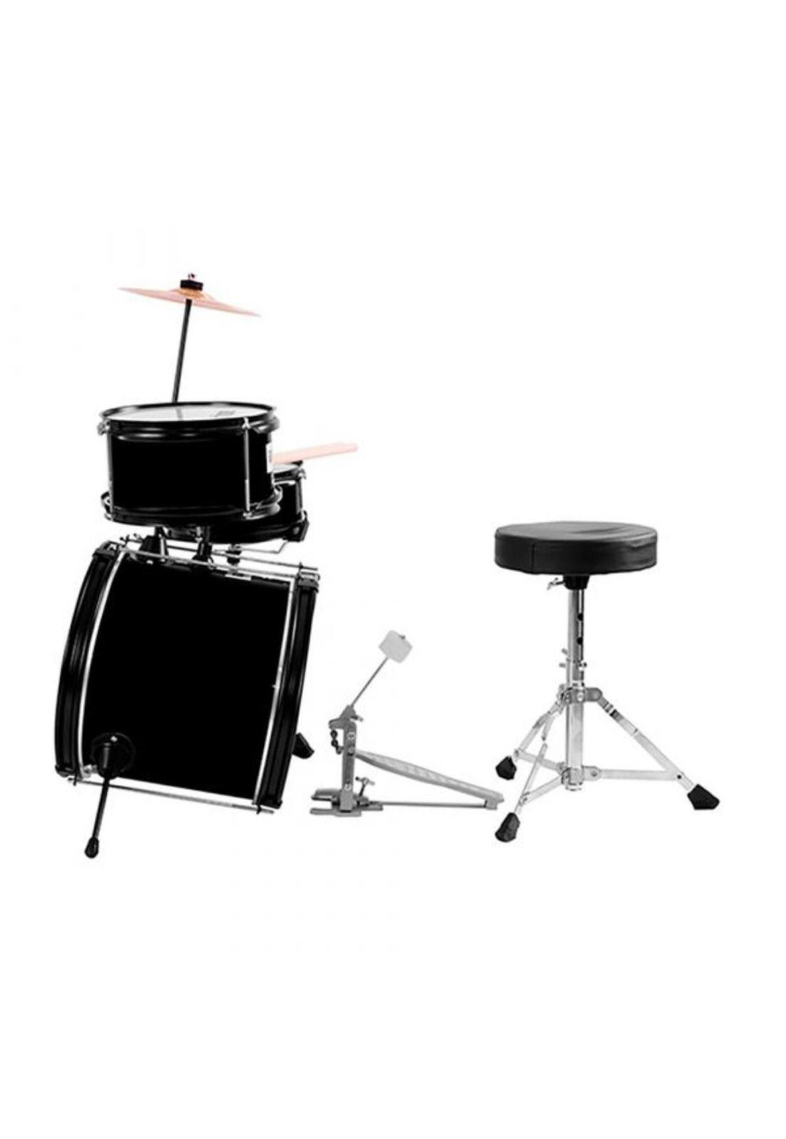 Batería Acústica Para Niño EBNI3, Negro, Apollo-2