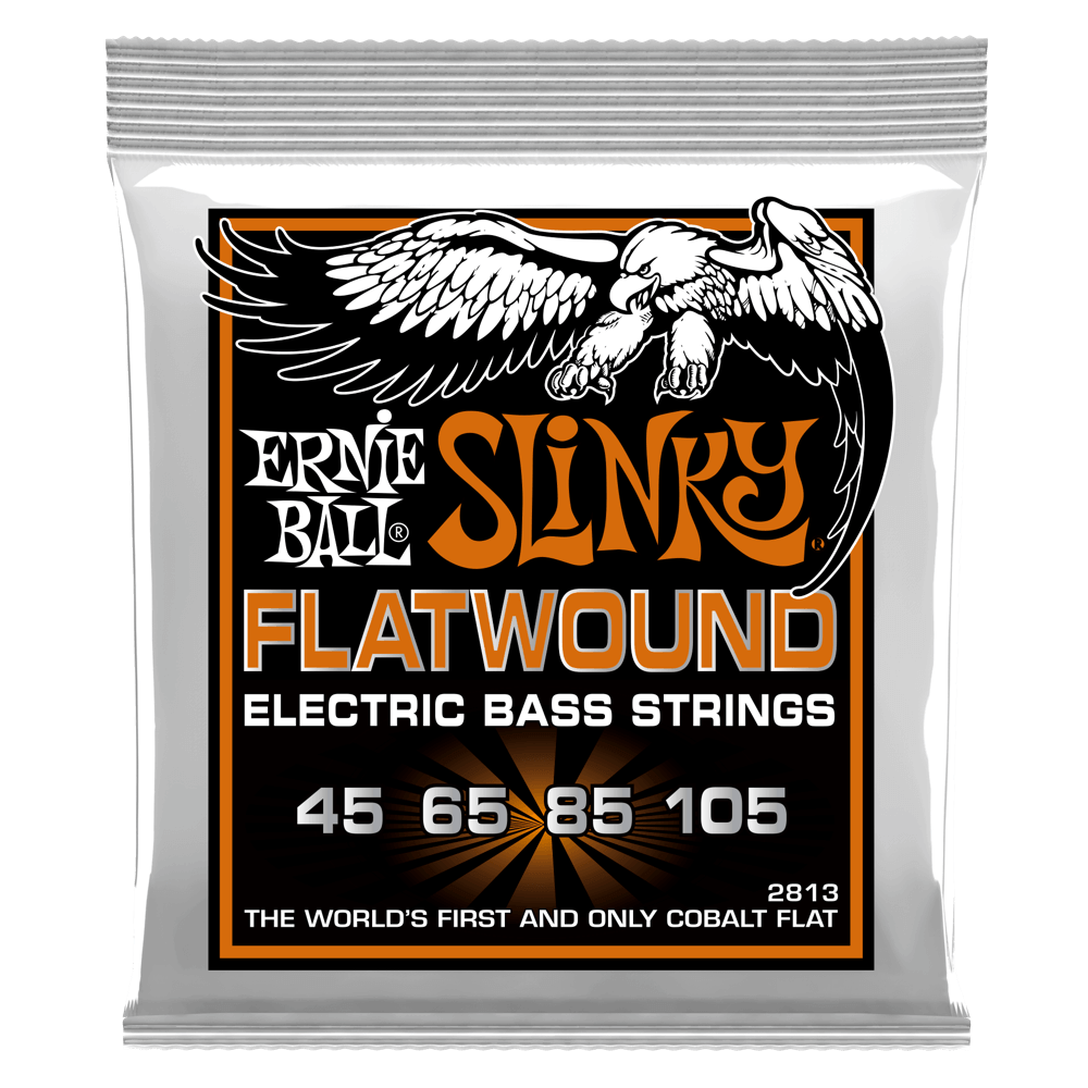 Cuerdas Para Bajo Hybrid Slinky Flatwound (45-105), Ernie ball -0