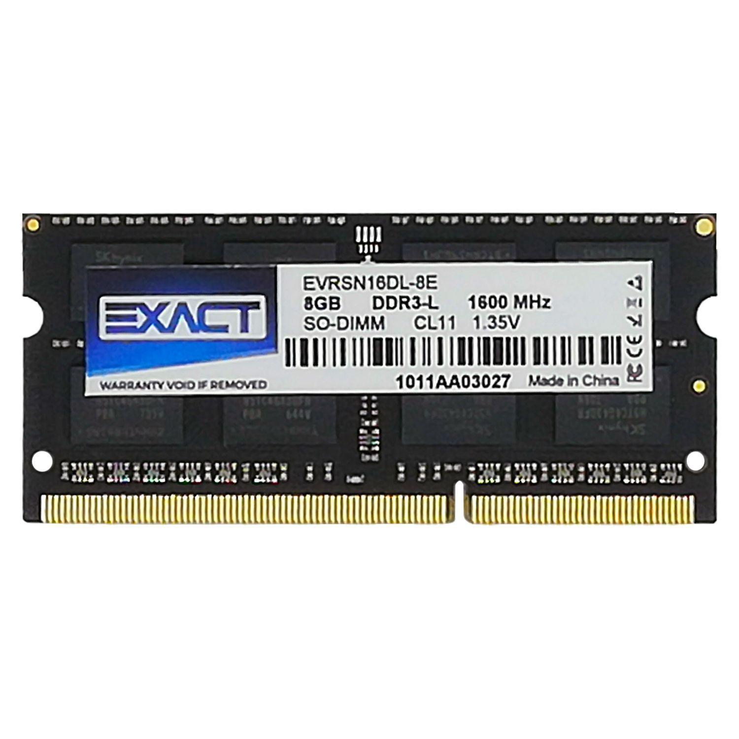Memoria Exact DDR3 8GB 1600 Mhz 1.35V - Notebook SODIMM-0