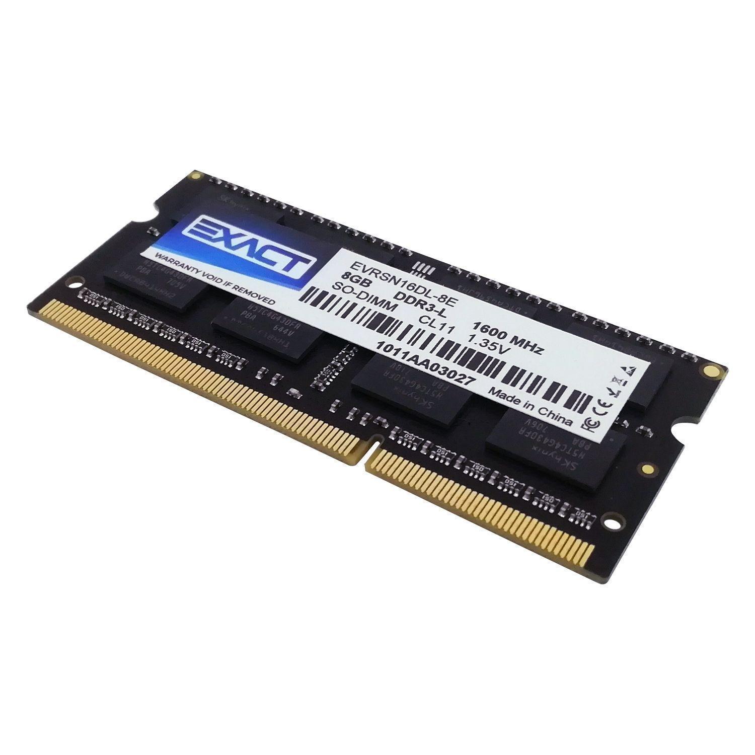 Memoria Exact DDR3 8GB 1600 Mhz 1.35V - Notebook SODIMM-2