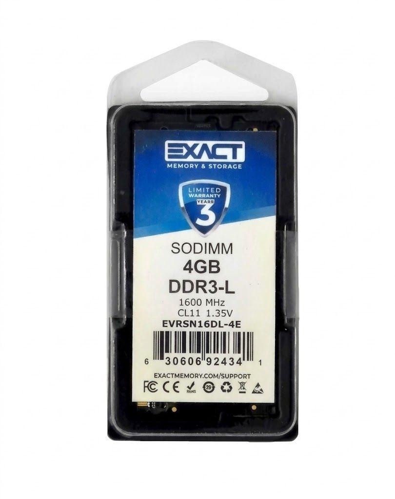 Memoria Exact DDR3 4GB 1600 MHz 1 35V Notebook SODIMM-0