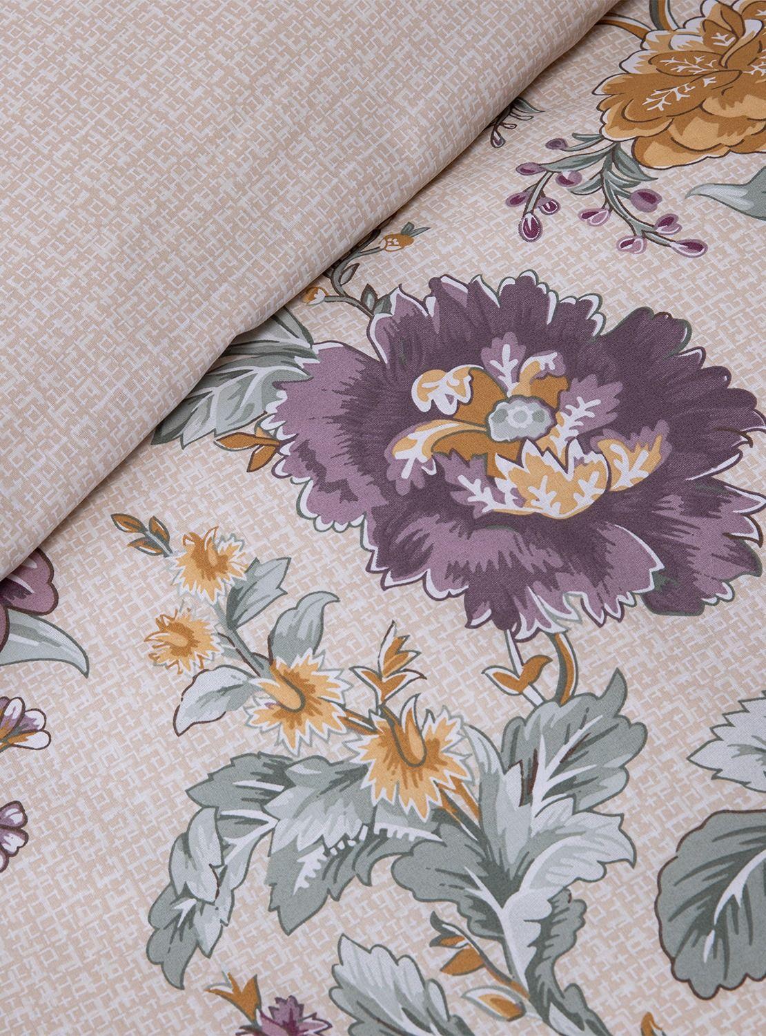 Set Funda De Plumón + Sábana Bajera Mirante Super King-5