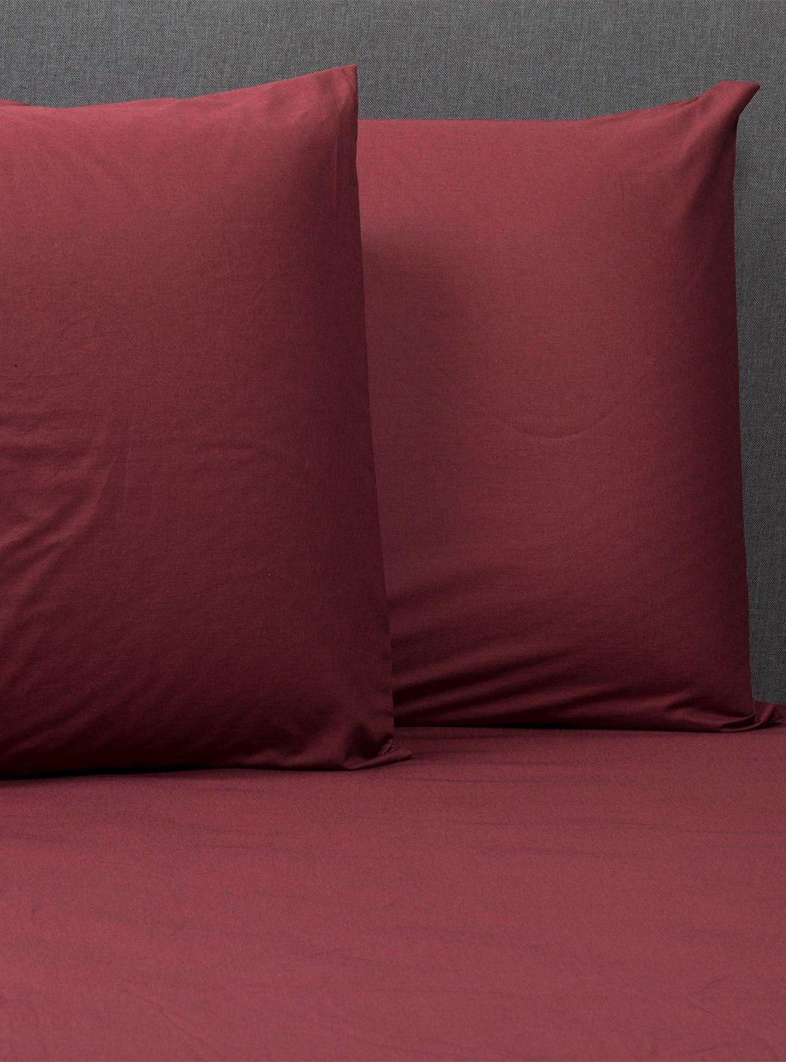 Set con funda de plumón 100% algodón King Mandora Vino-2