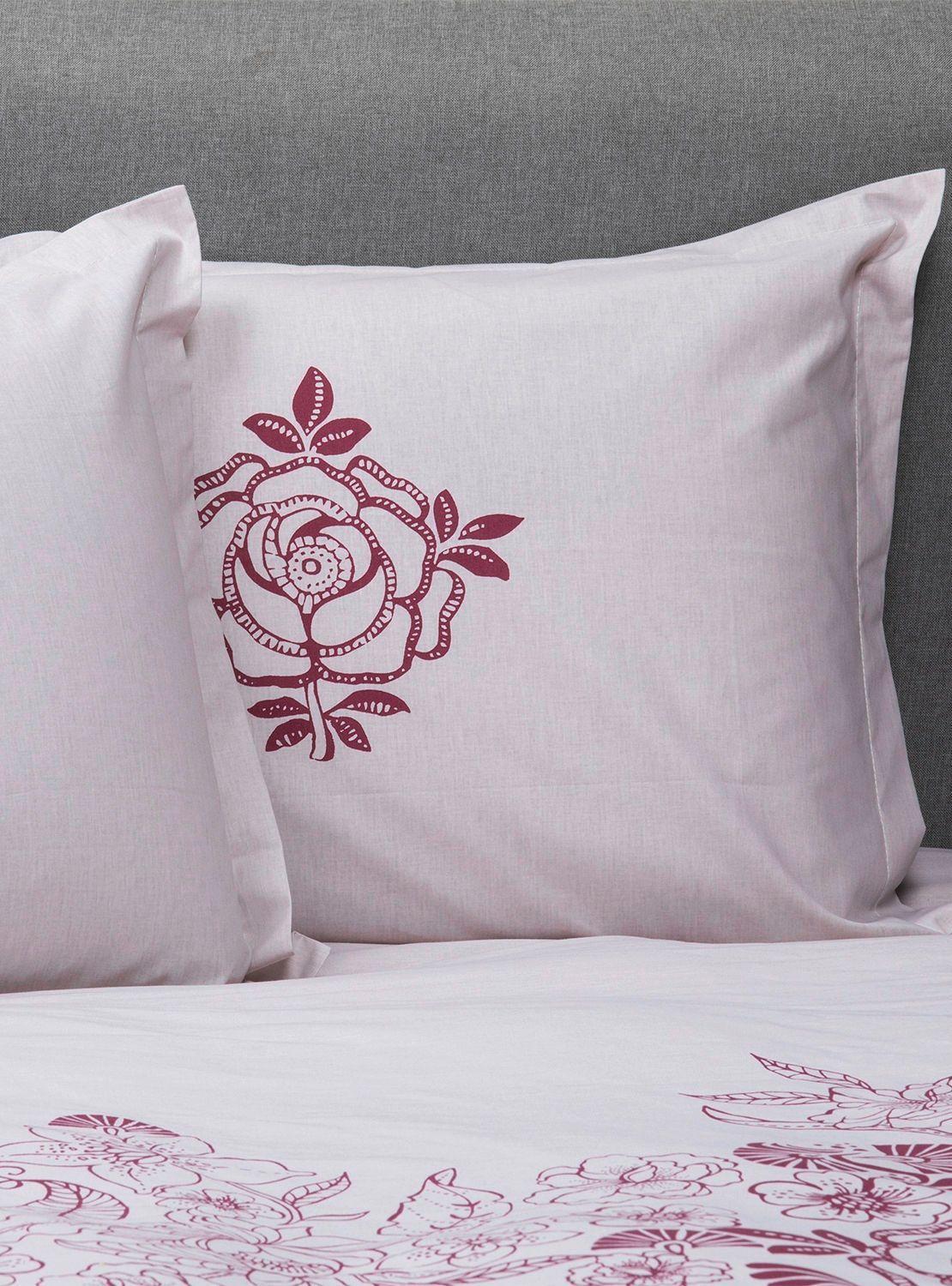 Set con funda de plumón 100% algodón King Mandora Vino-3