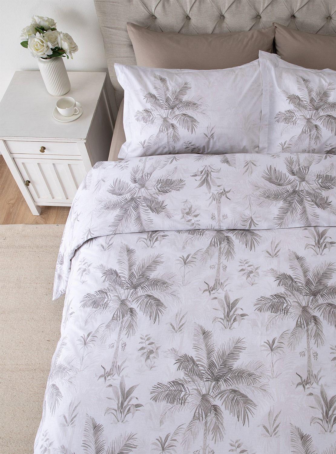 Set Funda De Plumón + Sábana Bajera 2 Plazas Loretto-3