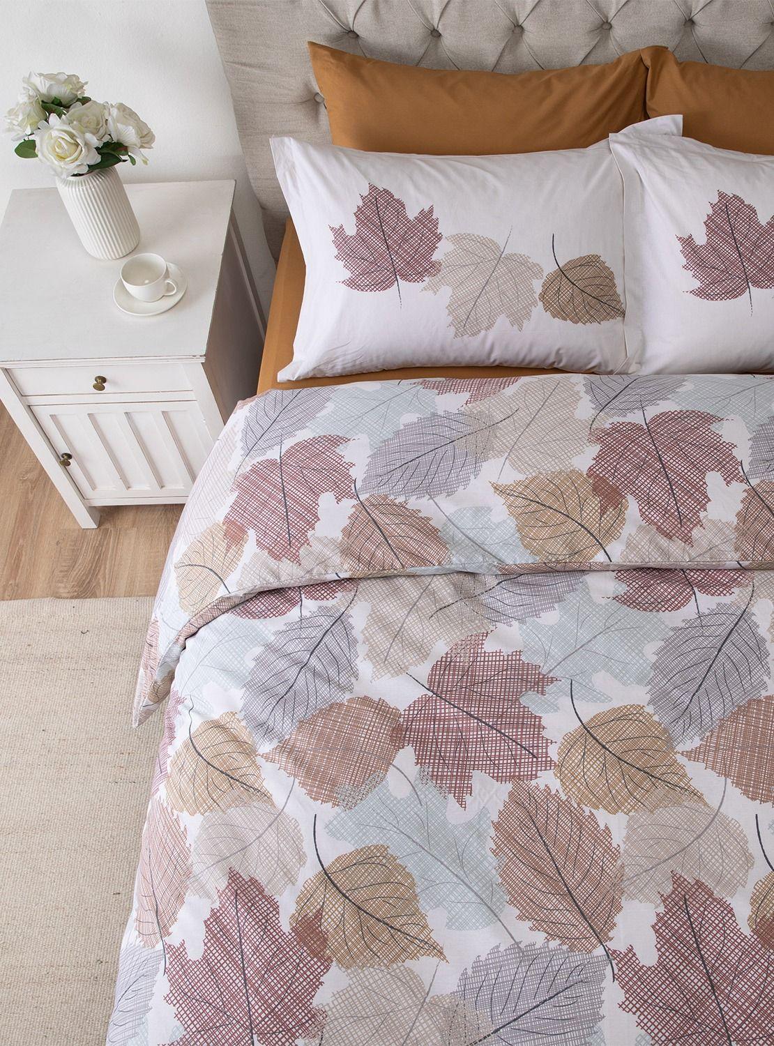 Set Funda De Plumón + Sábana Bajera King Samba-2