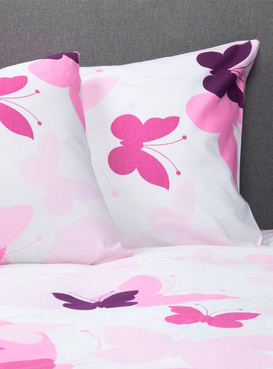 Set con funda de plumón 100% algodón 2 plazas Butterfly-3