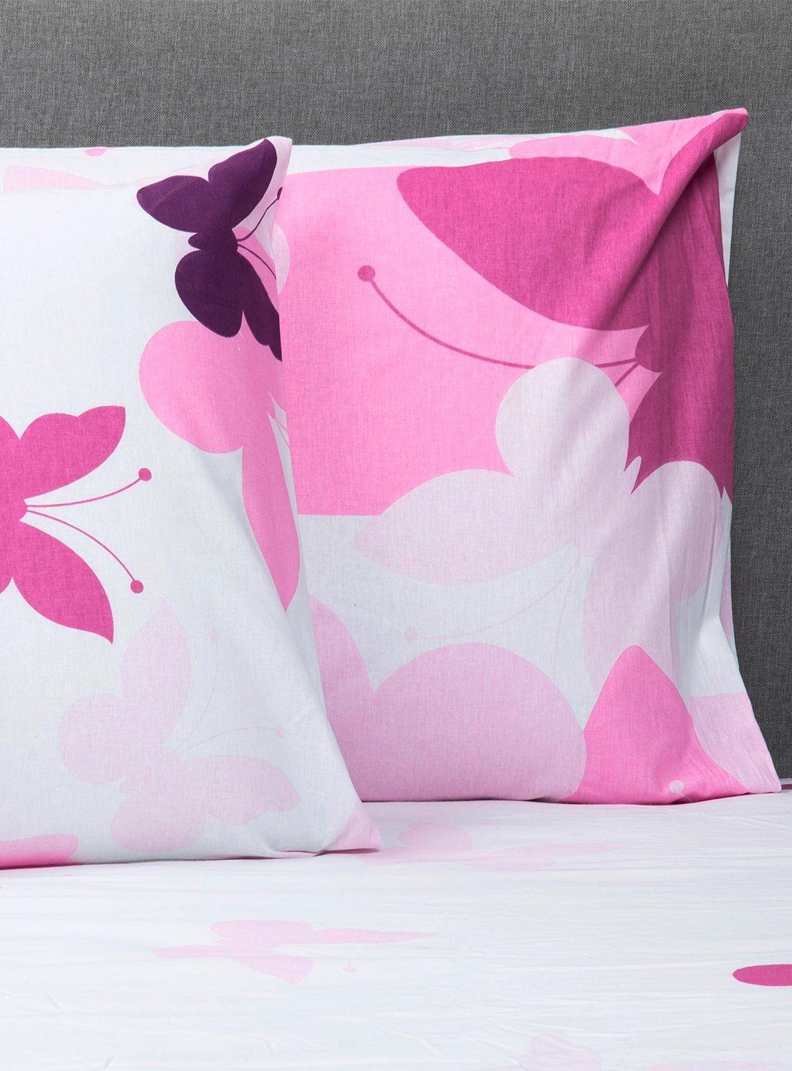Set con funda de plumón 100% algodón 2 plazas Butterfly-2