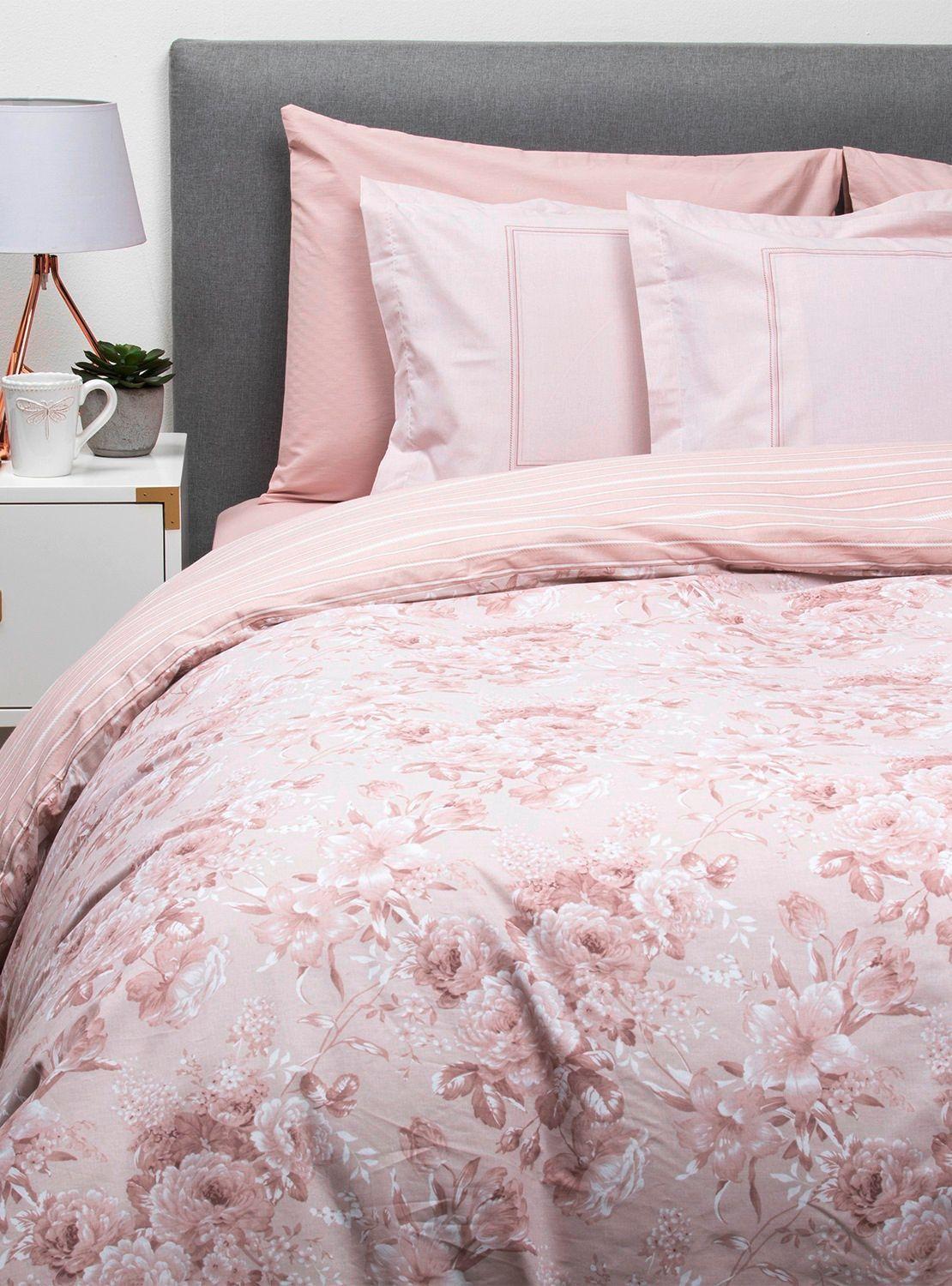 Set con funda de plumón 100% algodón King Porto Powder-1