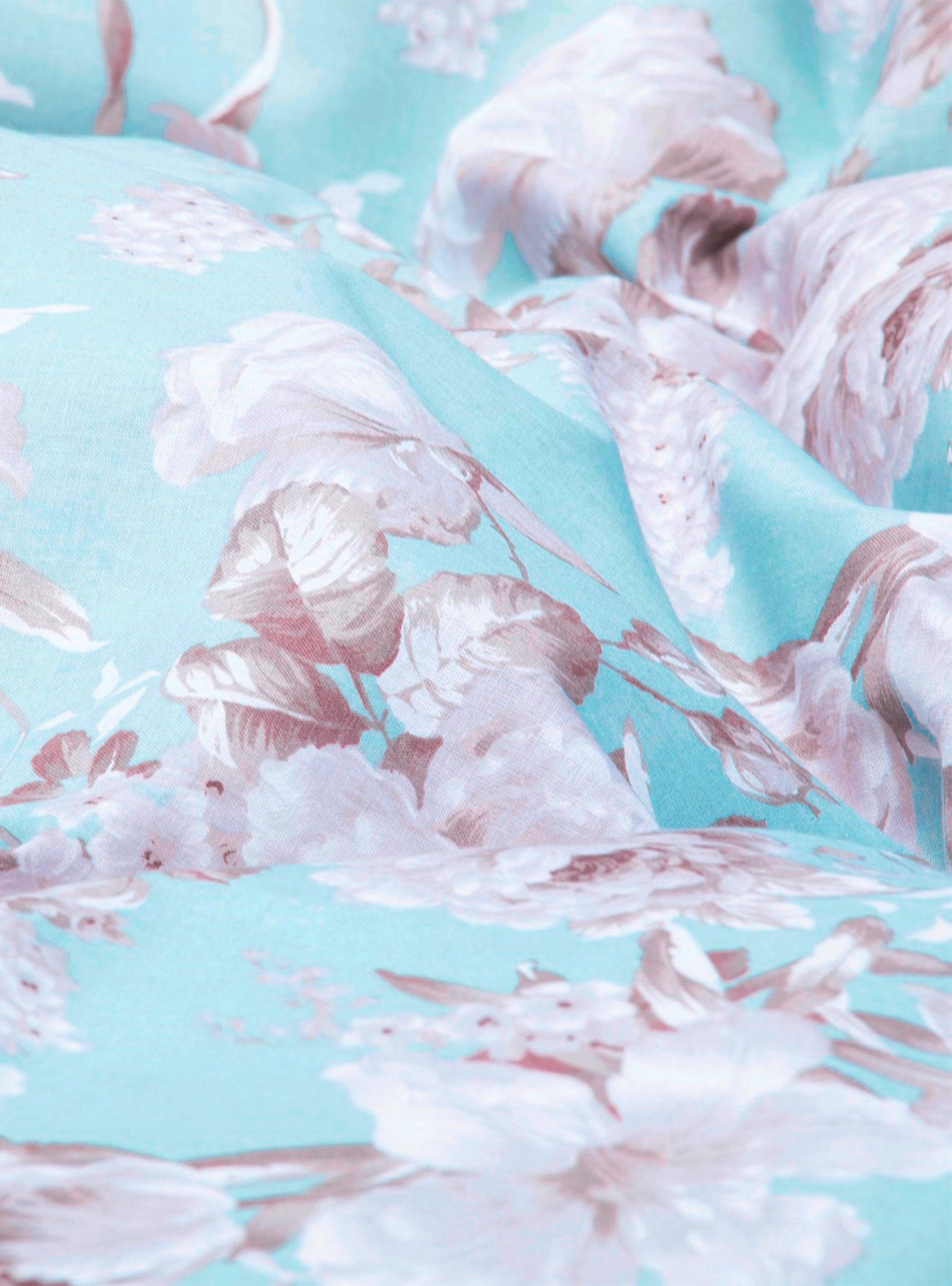 Set con funda de plumón 100% algodón King Porto Menta-4