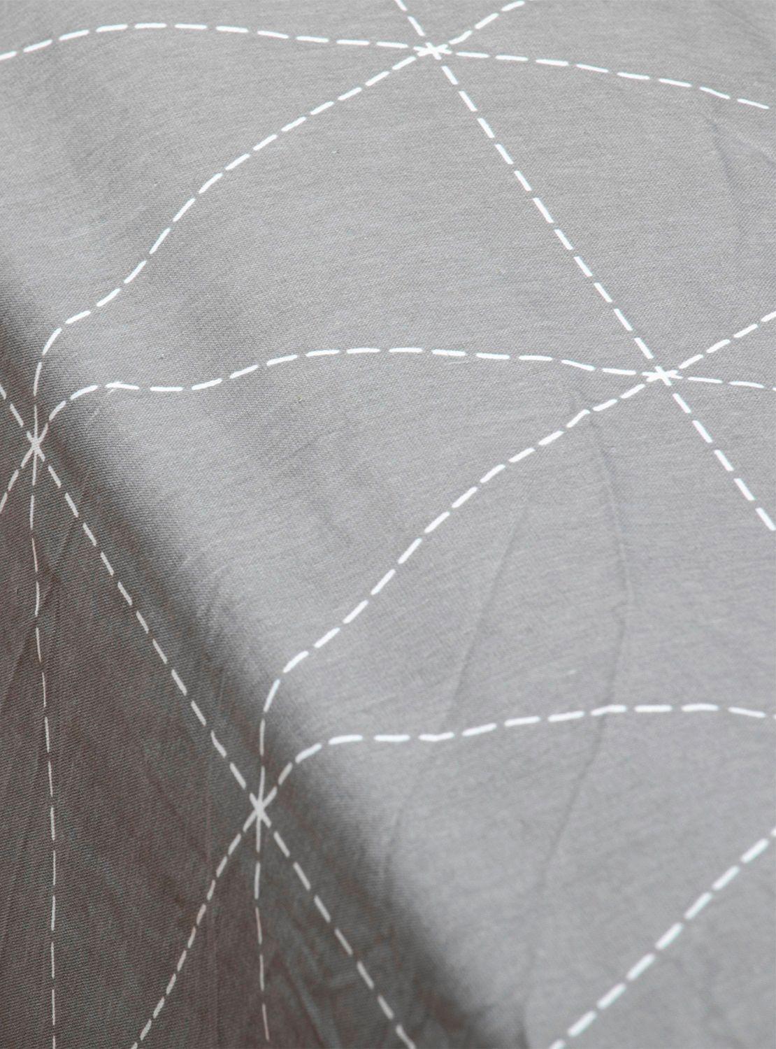 Set con funda de plumón 100% algodón 2 plazas Dream Antracit-5