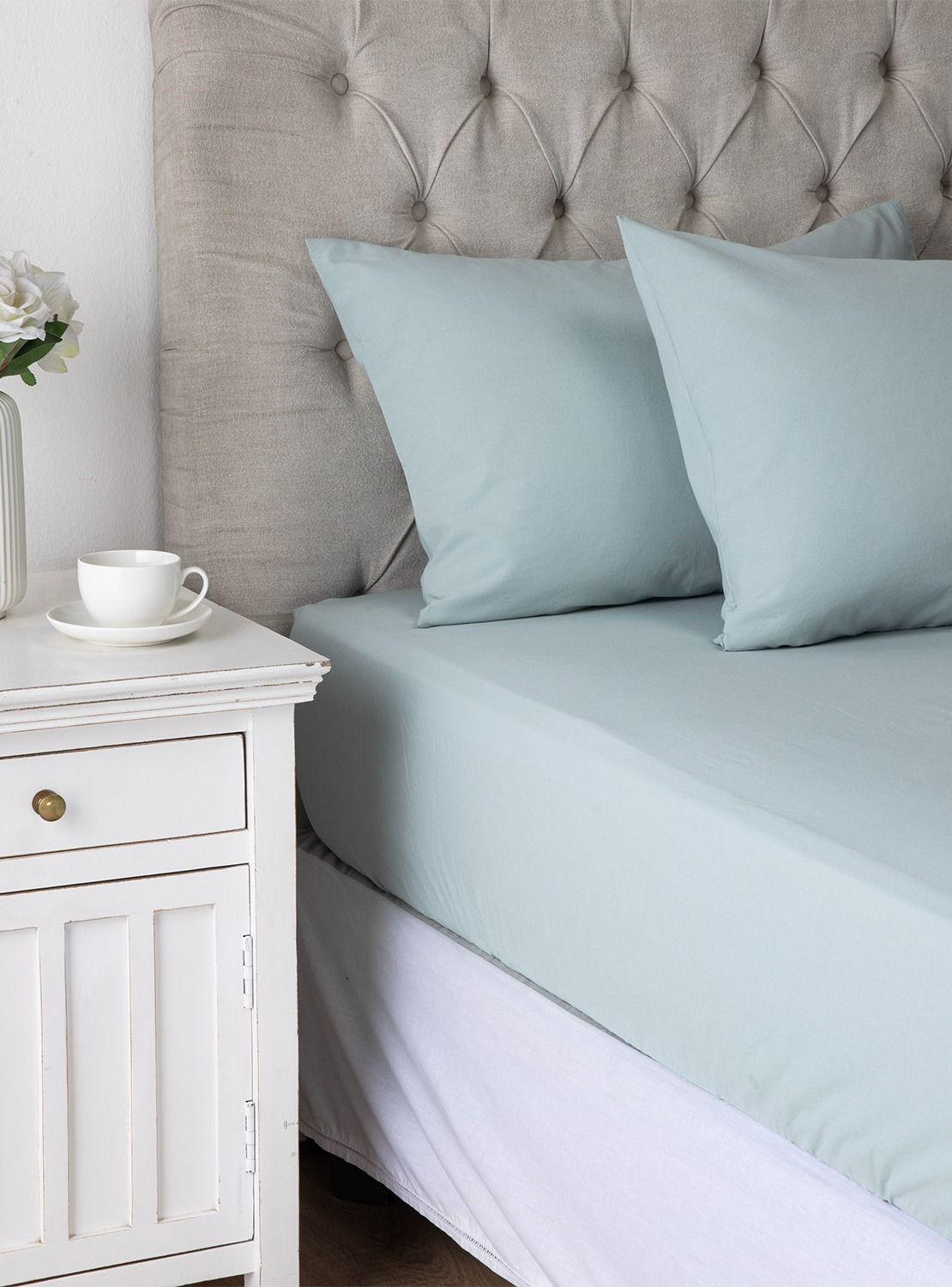 Set Funda De Plumón + Sábana Bajera 2 Plazas Marlet Menta-3