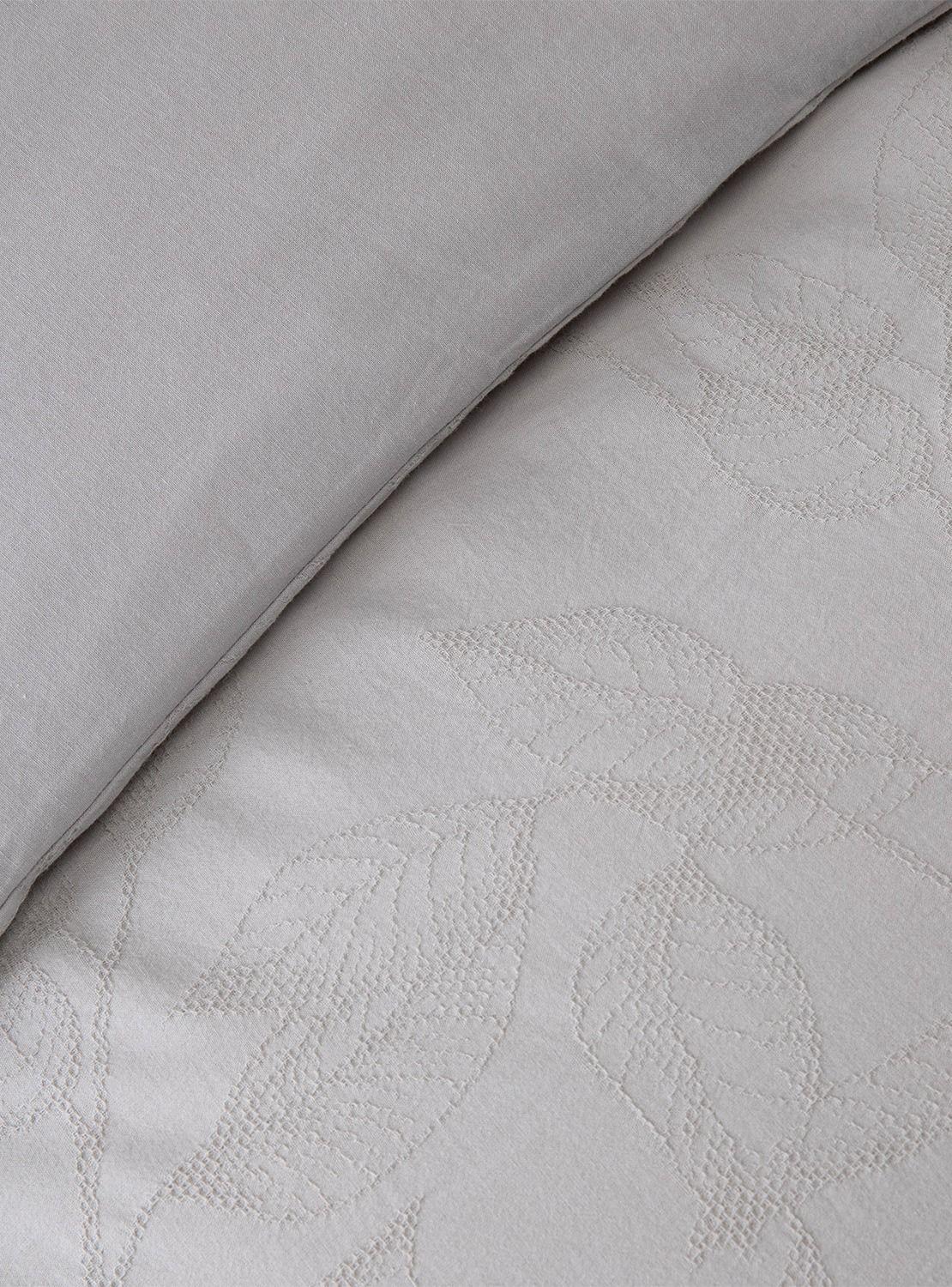 Set Funda De Plumón + Sábana Bajera Marlet Gris King-5