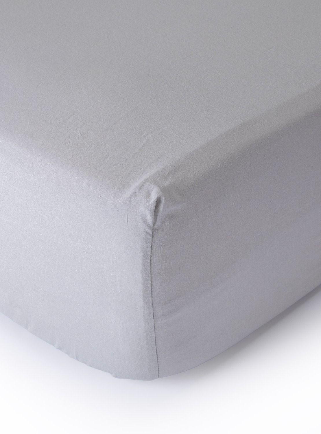 Set Funda De Plumón + Sábana Bajera Marlet Gris King-9