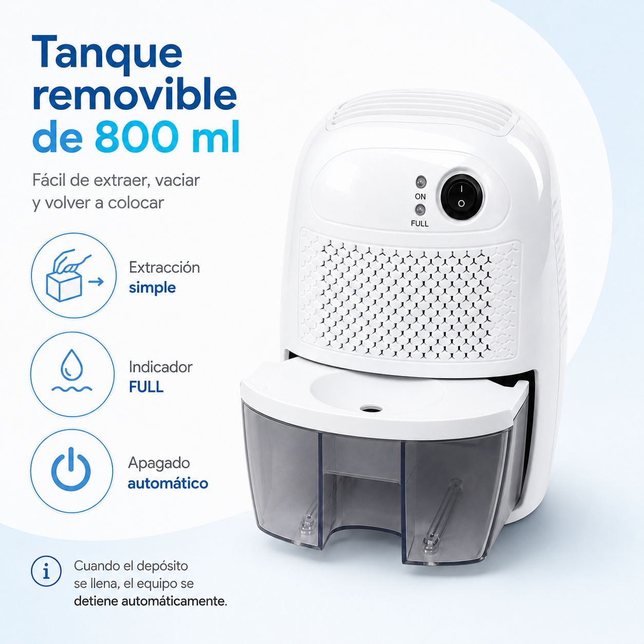 Deshumidificador De Aire 800ml Baño Closet Hogar-4