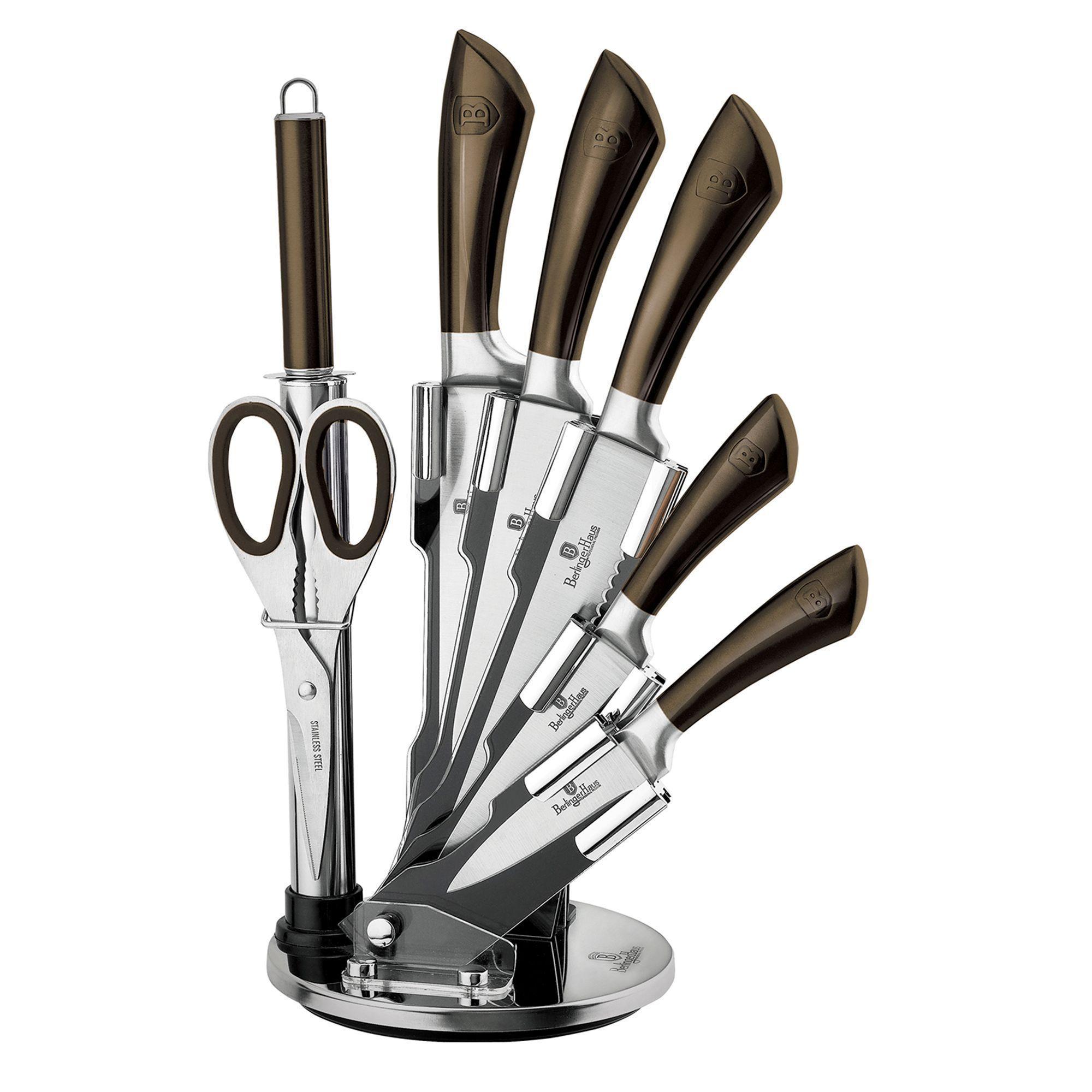 SET DE CUCHILLOS CON SOPORTE DE ACRILICO 8 PCS-1