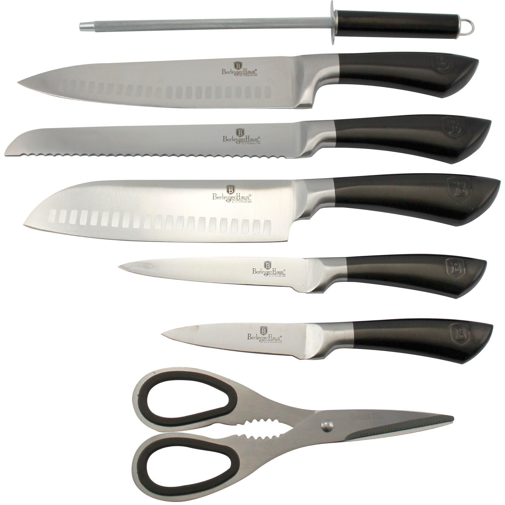 SET DE CUCHILLOS CON SOPORTE DE ACRILICO 8 PCS-0