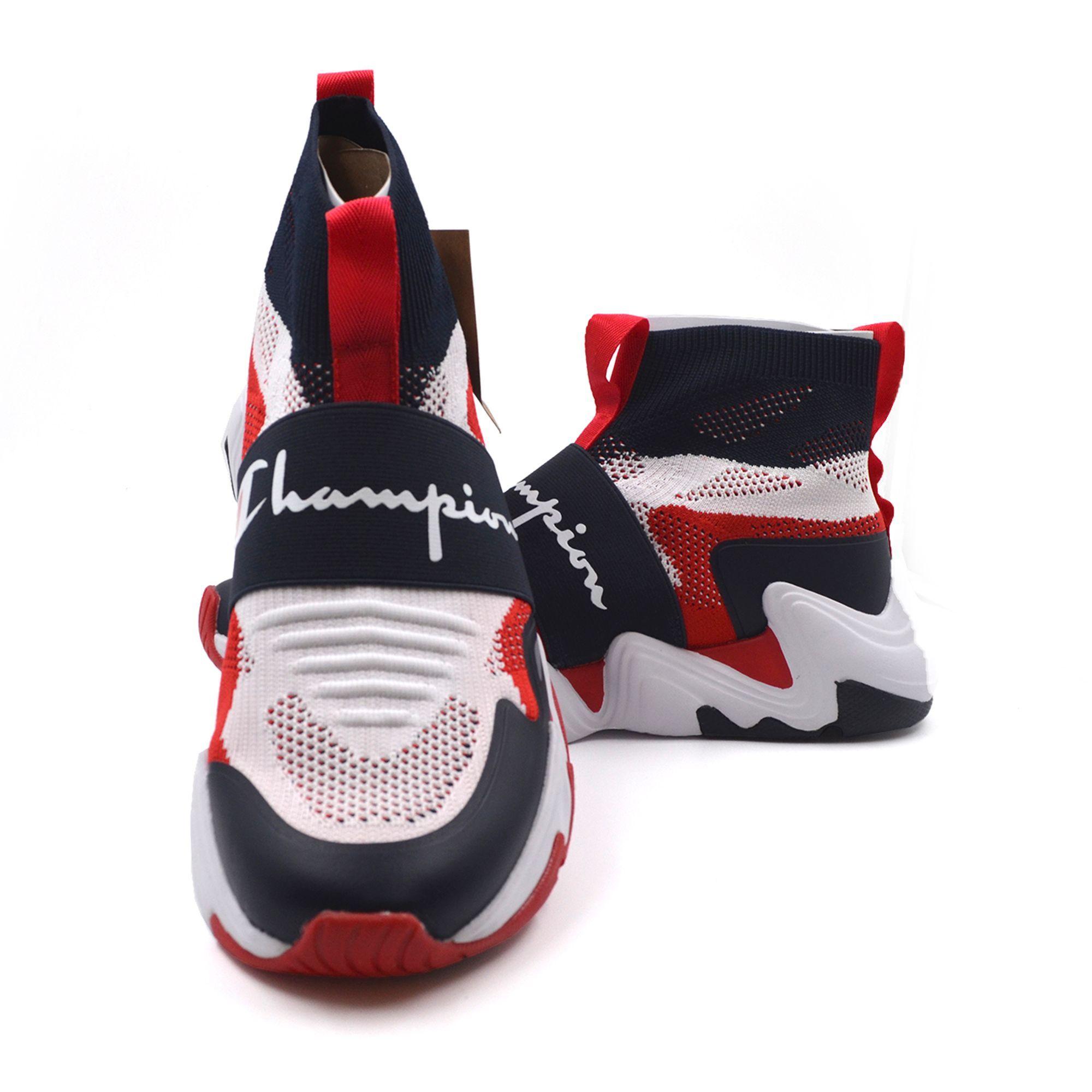 ZAPATILLA HOMBRE CHAMPION ROJO /NEGRO/ BLANCO-2