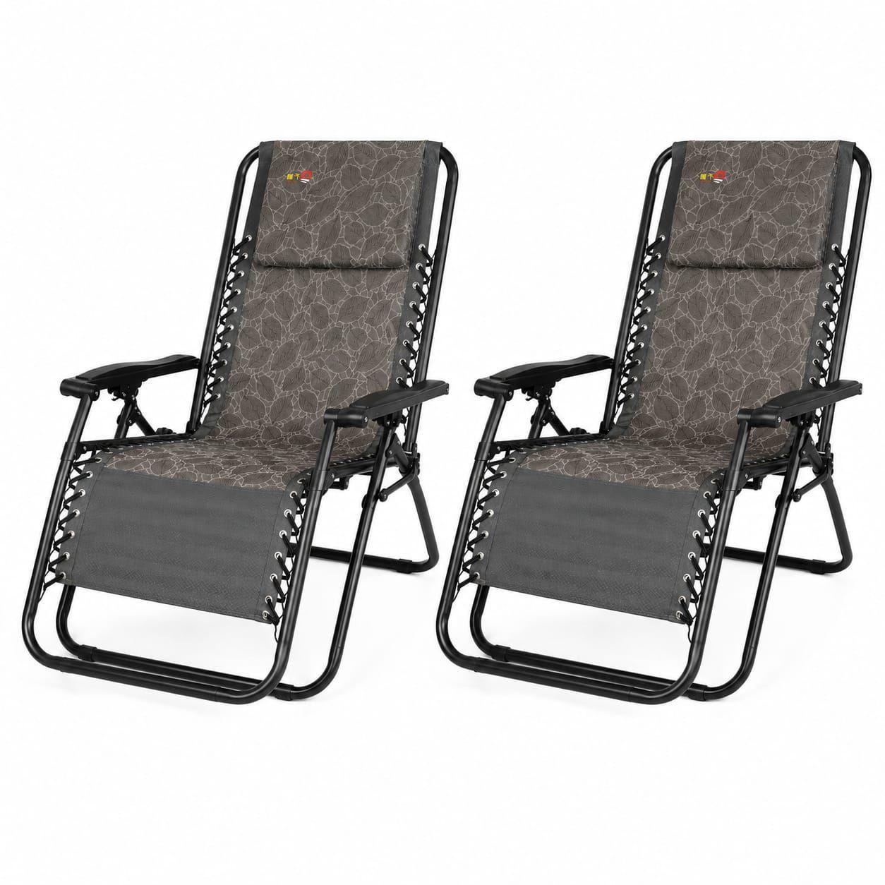 PACK DE 2 SILLA REPOSERA VERDE ESTAMPADO PLAYA Y CAMPING-3
