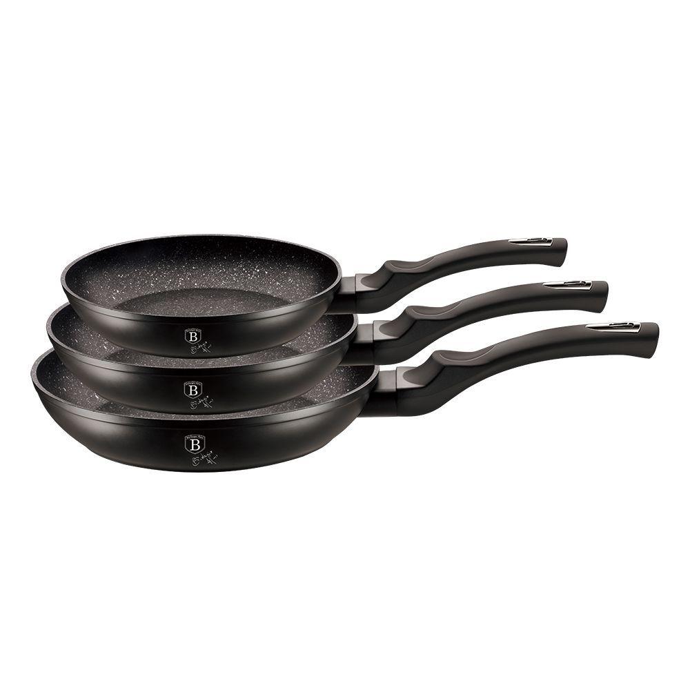 set de 3 sartenes Gourmet  linea Pro black-1