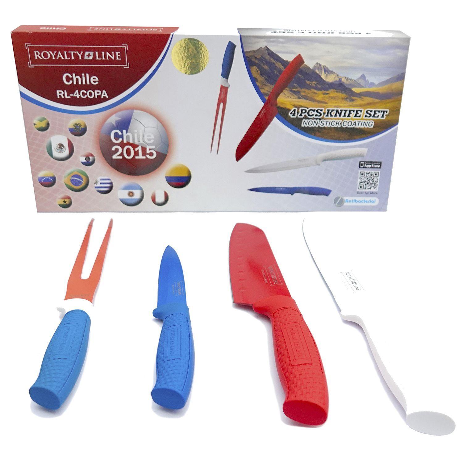 Set de cuchillos 4 piezas  edicion copa america 2015-3