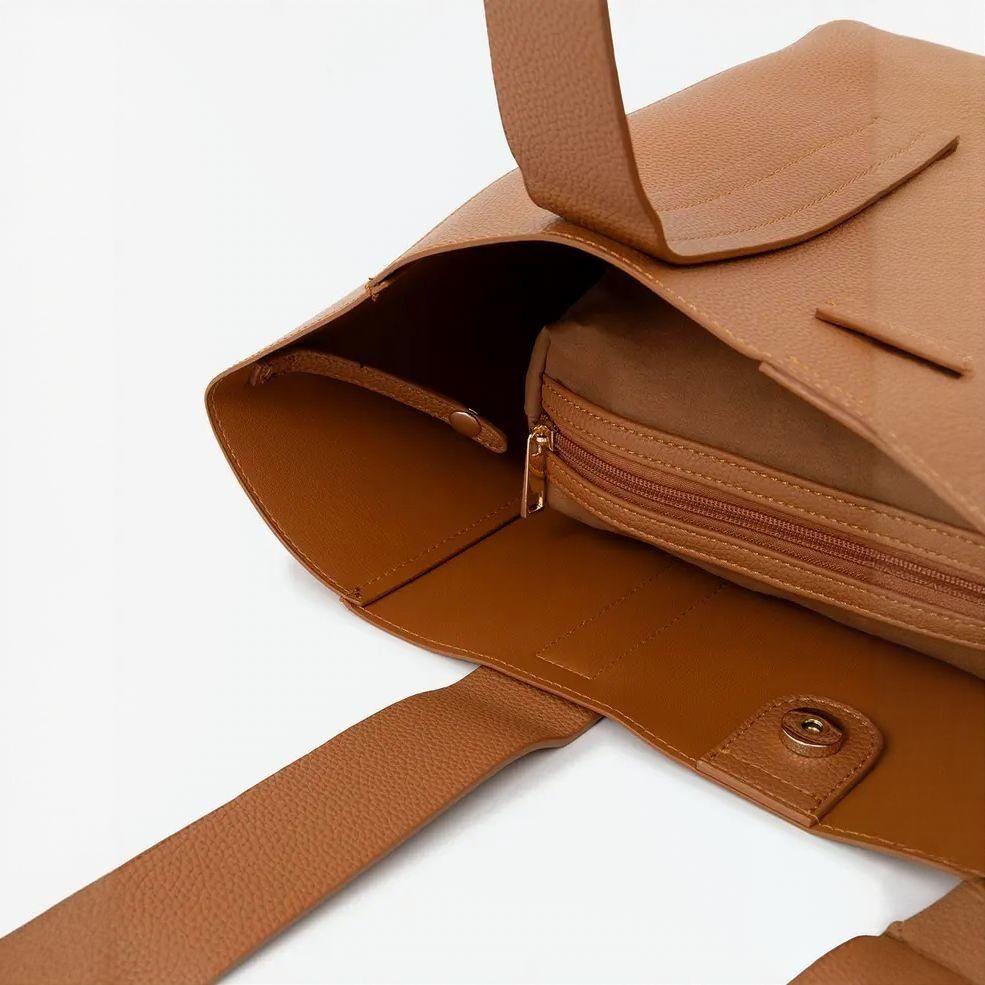 CARTERA SHOPPER HOMBRO SUELA CAFE CLARO-2