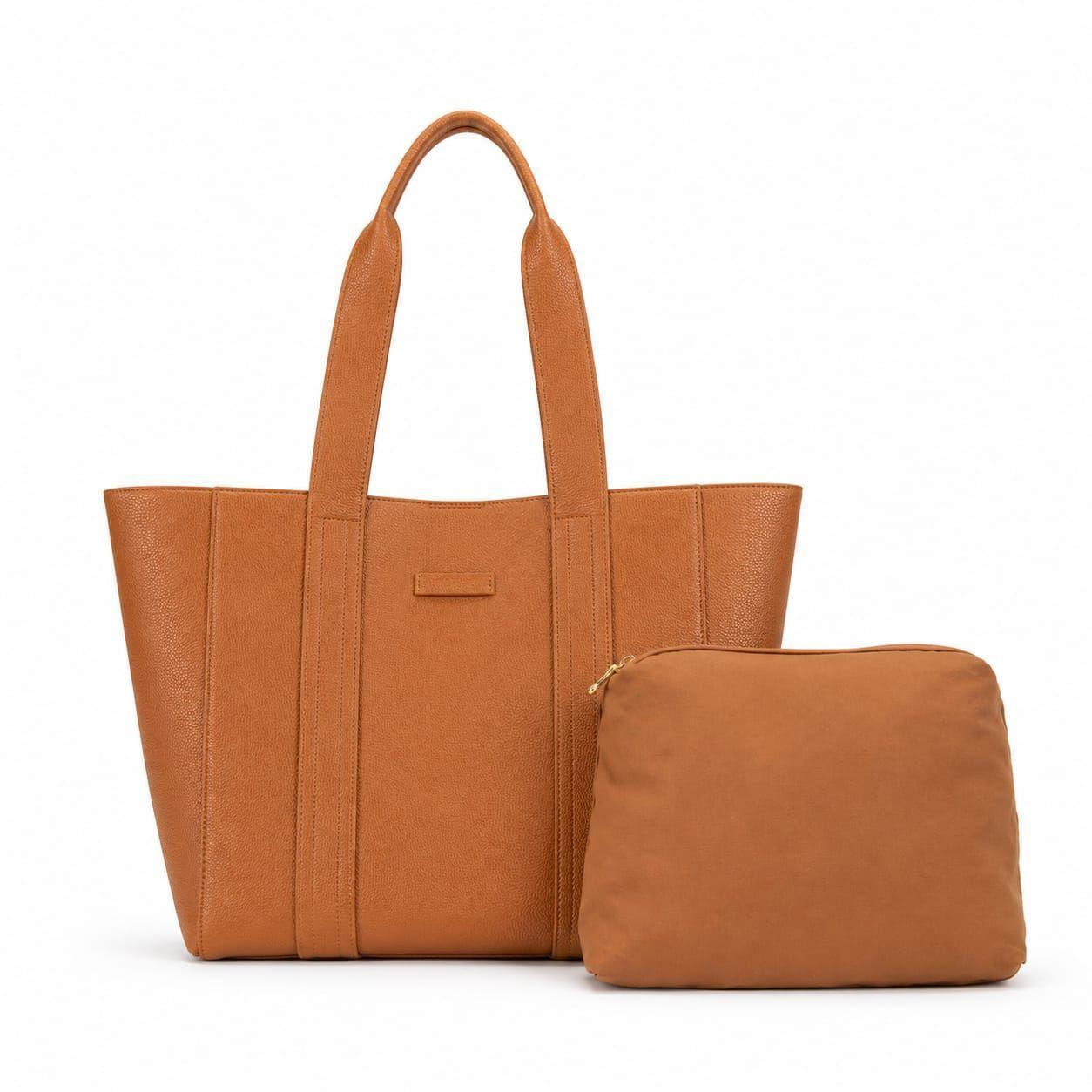 CARTERA SHOPPER HOMBRO SUELA CAFE CLARO-3