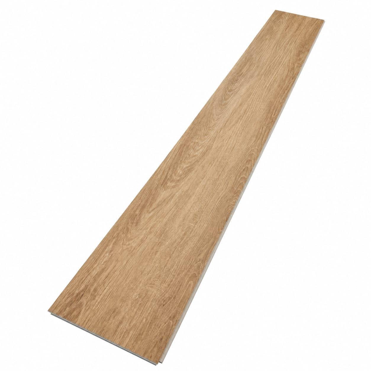 Piso Vin lico SPC Beige 122x19 Caja 2 23 m B B Home base de goma integrada-3