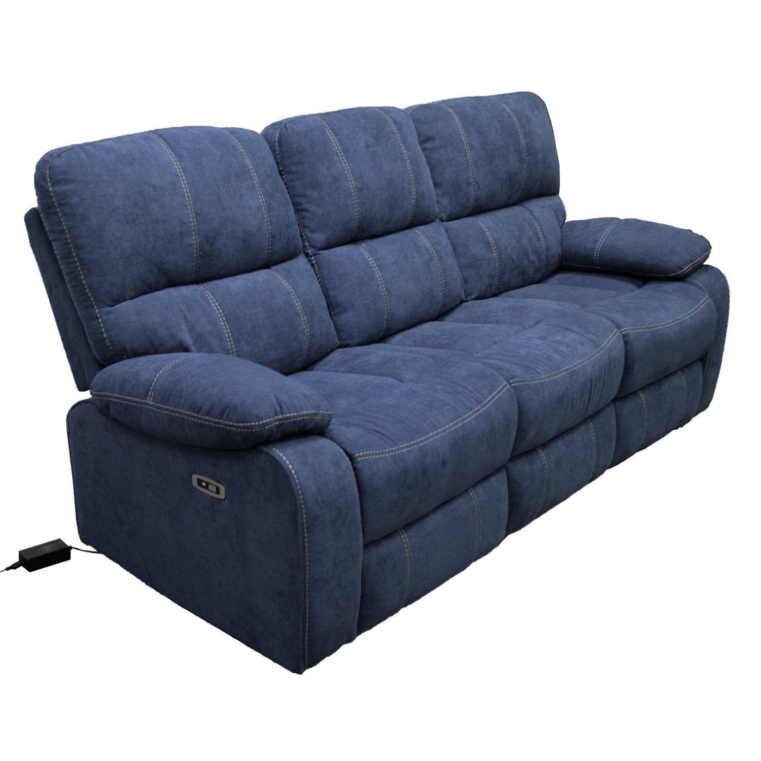 SOFA RECLINABLE  3 CUERPOS ODH  NEW VENECIA ELECTRICO AZUL-1