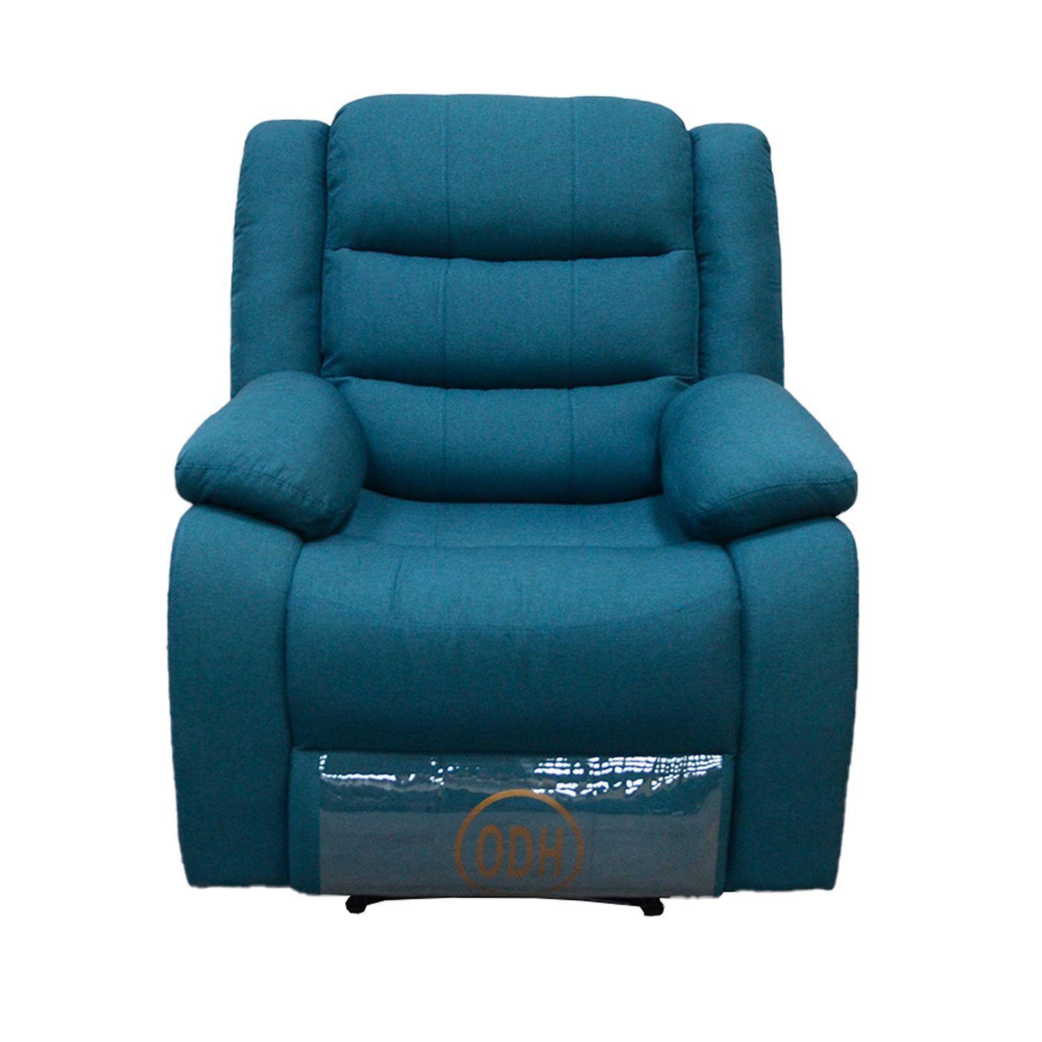 BERGER RECLINABLE ODH NEW ITALIA , COLOR AZUL PETROLEO-0