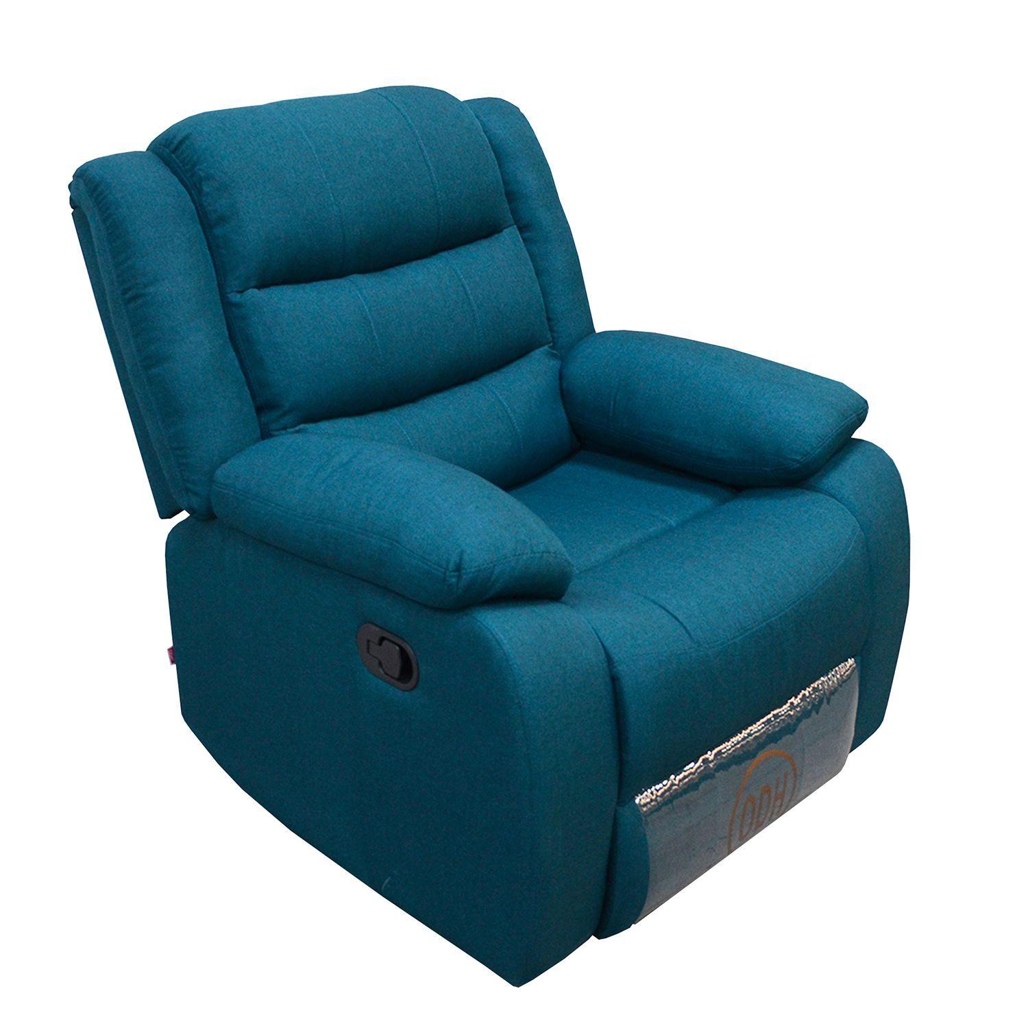 BERGER RECLINABLE ODH NEW ITALIA , COLOR AZUL PETROLEO-2