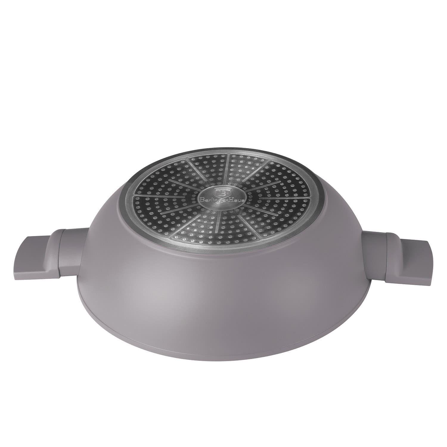 WOK CON TAPA 28 CM TAUPE COLLECTION ANTIADHERENTE  -3