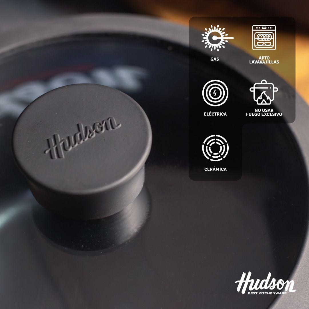 Bateria 5 Piezas Aluminio Antiadherente Linea Daily Hudson DAY01-3