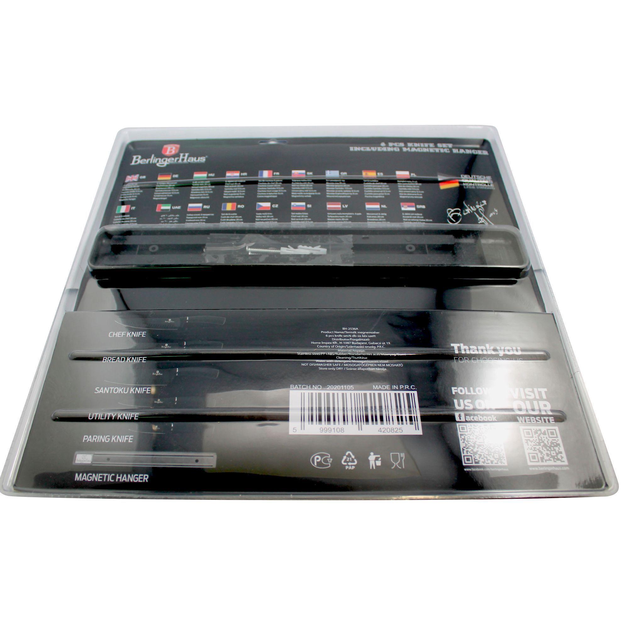 Set de cuchillos 6 pcs + barra magnética -3