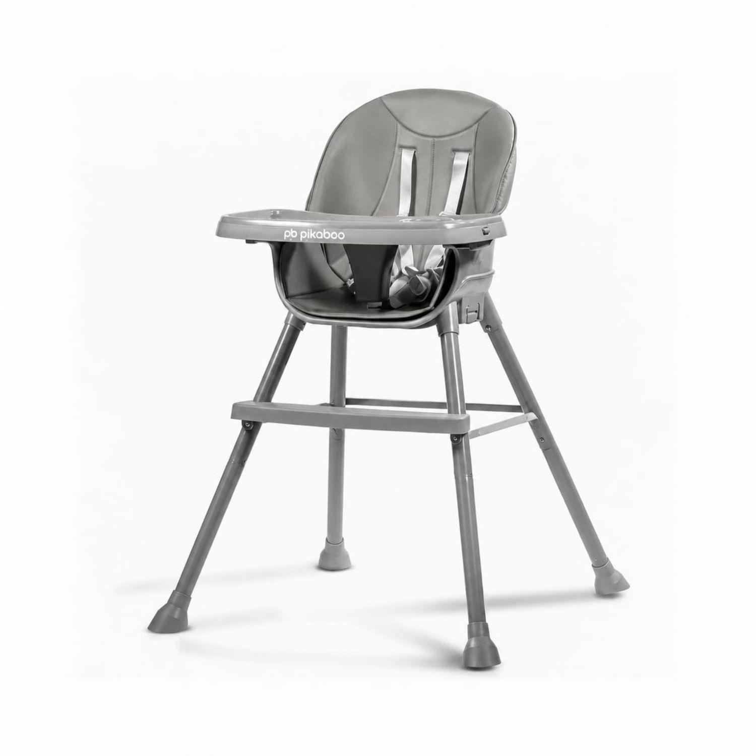 Silla De Comer Para Bebes 5 En 1 Jazz Gris Pikaboo-0