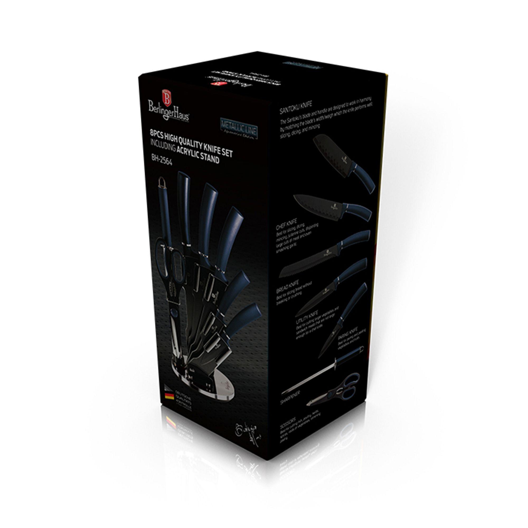 SET DE CUCHILLOS CON SOPORTE DE ACRILICO 8 PCS-2